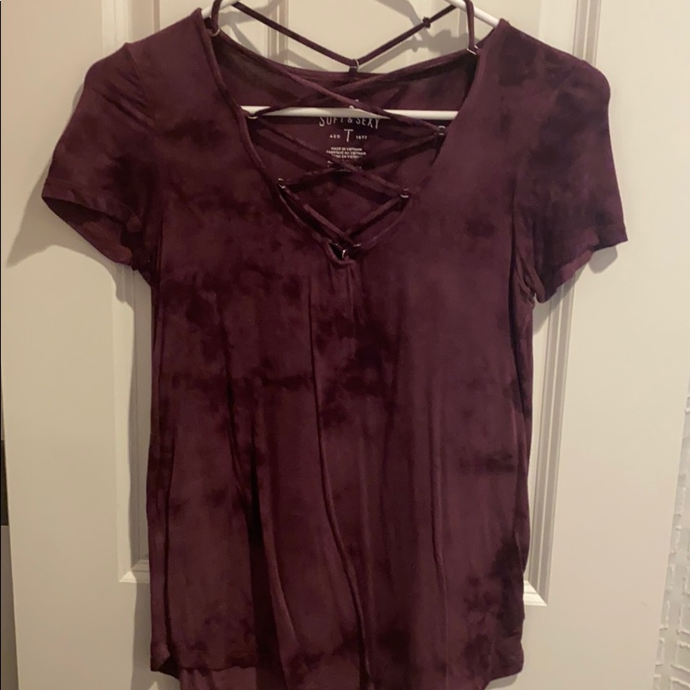 American Eagle Tie-Dye Top